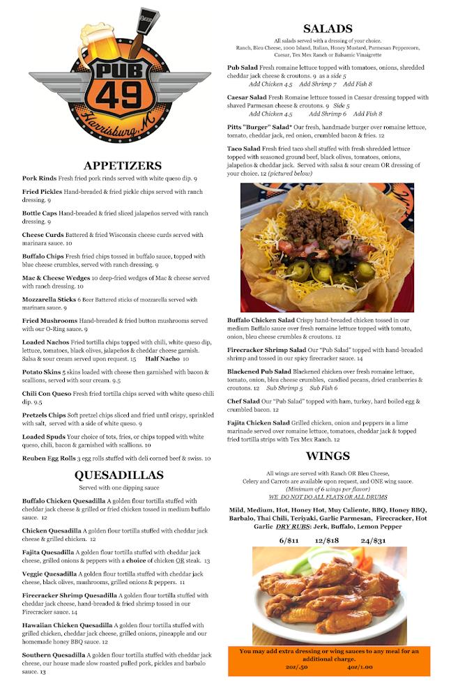 Pub 49 Menu image 2