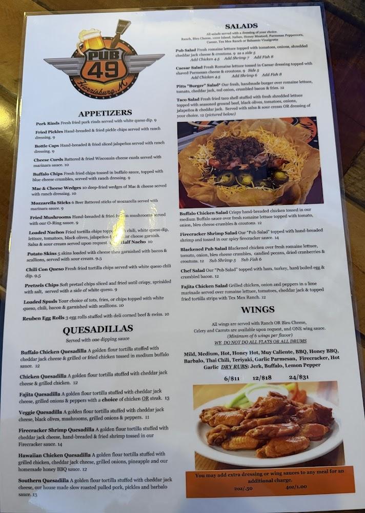 Pub 49 Menu image 4